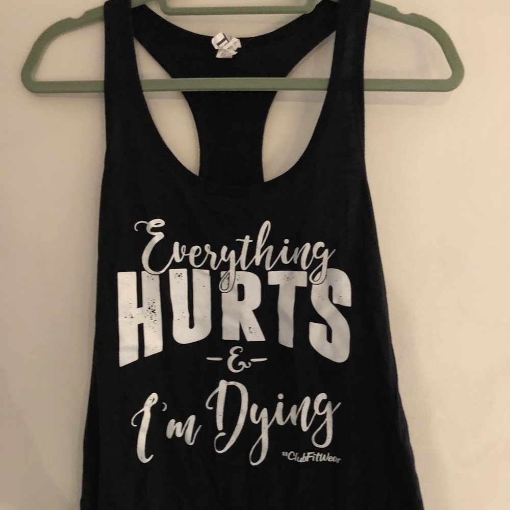 Workout Inspiration Hilarious Tank Size XL